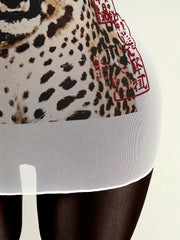 summer womens leopard sleeveless bodycon
