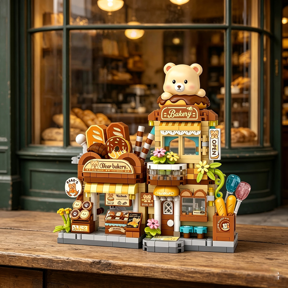 openable panda building blocks multi style suitable