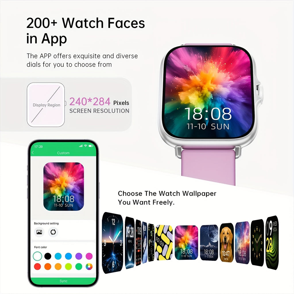 smart watch 1 83 full   display message answer