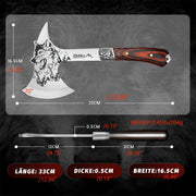 outdoor use camping hatchet nylon sheath survival viking