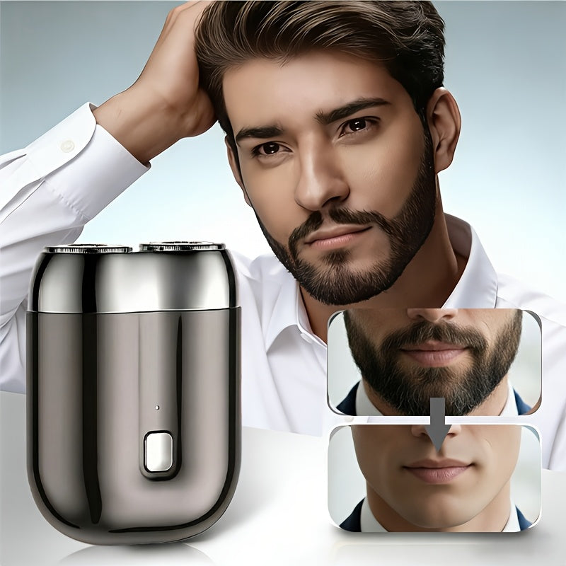 portable electric shaver floating head system washable