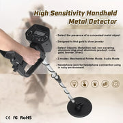 lcd metal detectors golden digger deep sensitive   coil