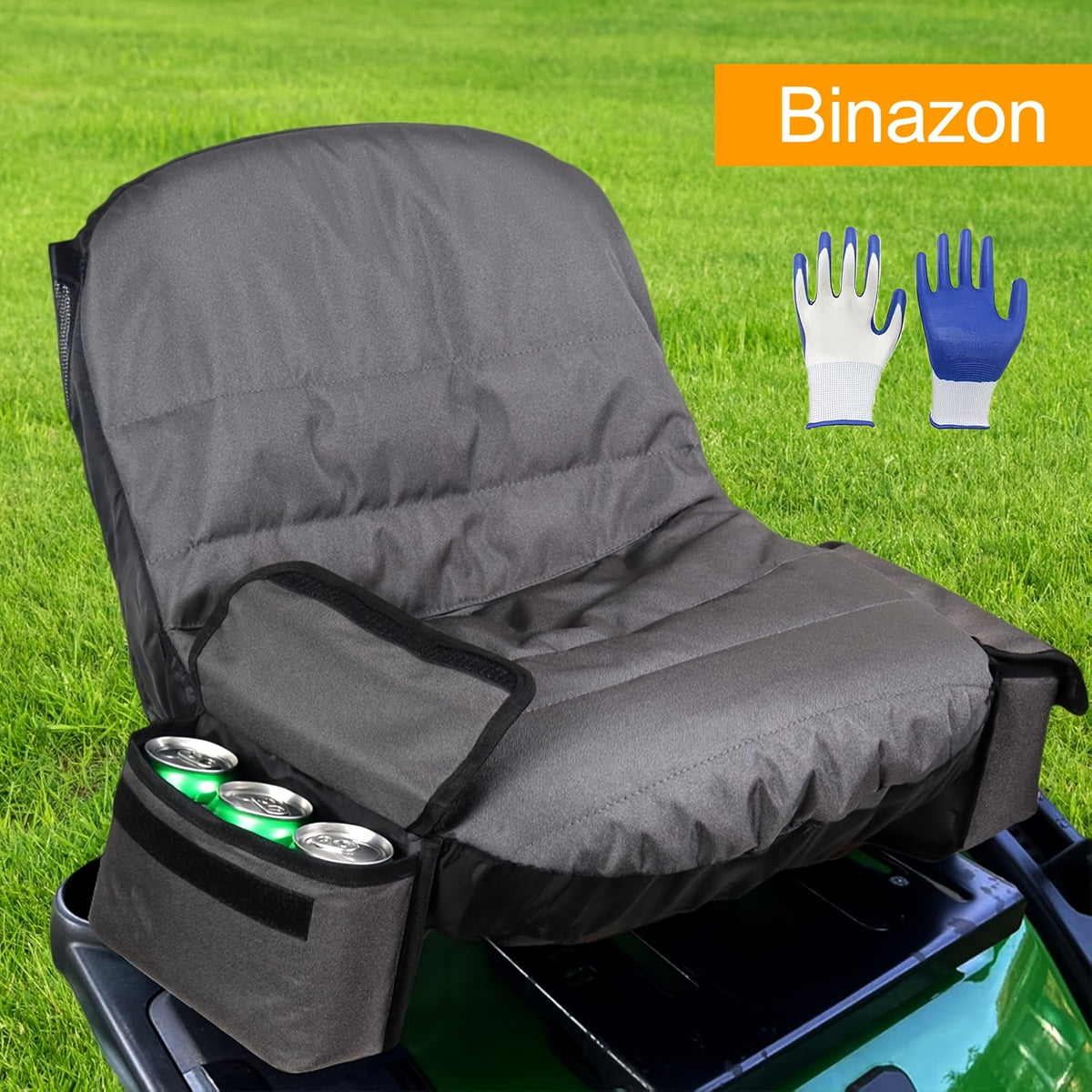 1pc   lawn mower seat cover compatible riding lawn