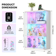 hwb rgb display cabinet glass doors 39 3 tall