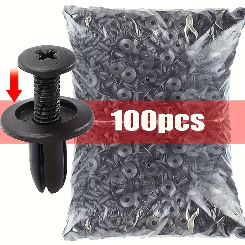 100pcs   clip set door fender rivet fixing
