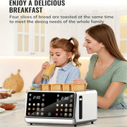 toaster 4   stainless steel digital smart toaster