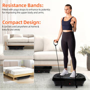vibration plate exercise machine full body workout vibration