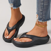 women retro eva slippers arch support thick sole   heel