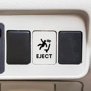 set 2   button stickers empty car buttons humorous car