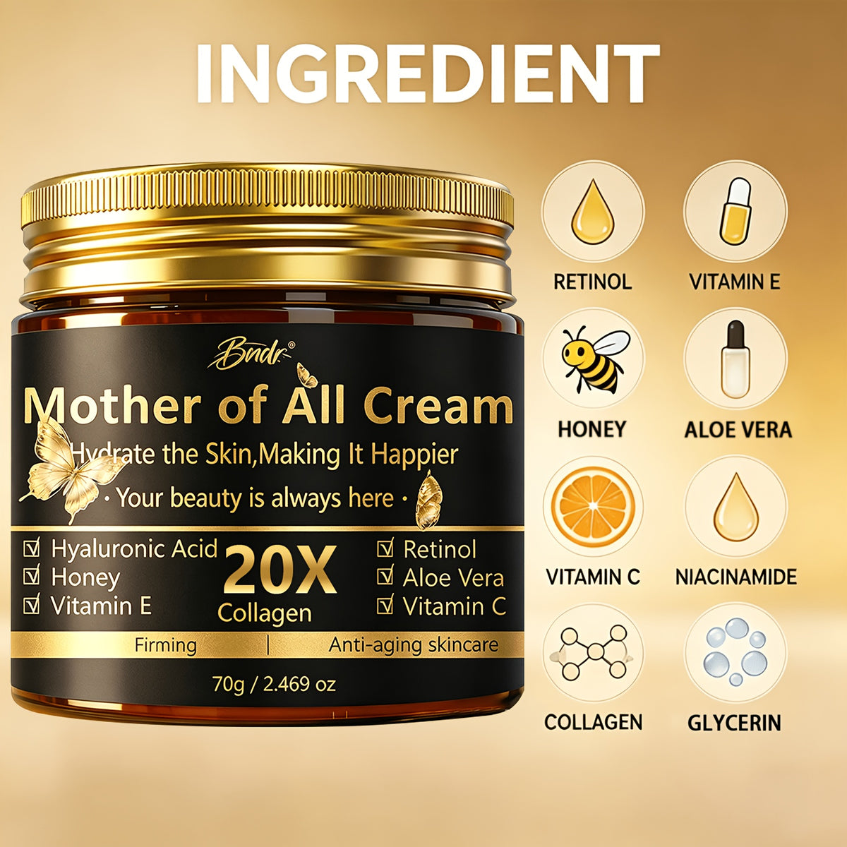 20  night face cream collagen lift tight