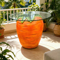 1pc   vegetable fruit side table resin carrot