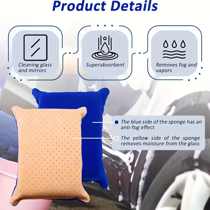 a large window defogging sponge   absorbency