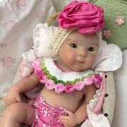 handmade realistic 13inch 33cm baby girl doll