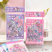 page soft colored cute character sticker book stackable