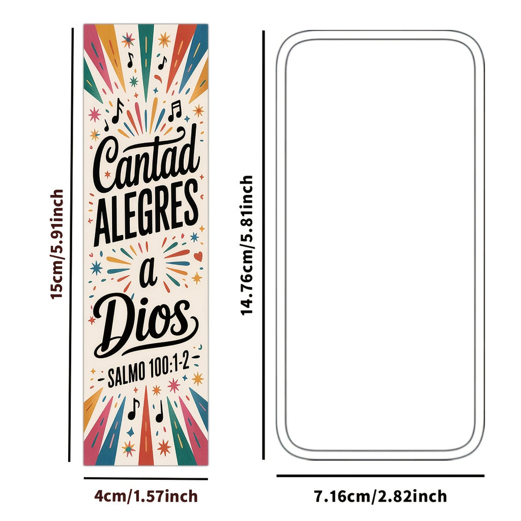 30pcs spanish christian bible verse bookmarks vintage floral