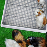 rabbit litter box large corner pet toilet odor proof sturdy