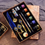 halloween gifts vintage   pen set calligraphy painting