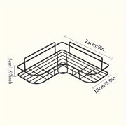 rust resistant corner shower rack a wall mounted bathroom