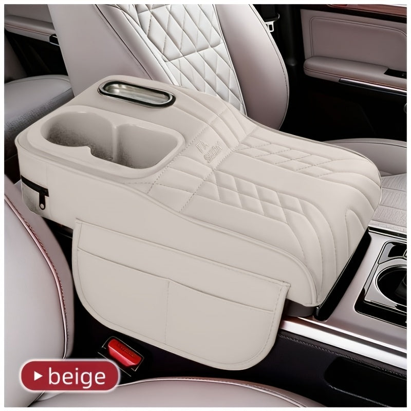 a car center armrest pad designed   height featuring a
