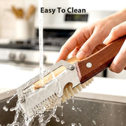 two piece heavy duty stainless steel peeler slicer set
