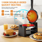 waffle maker rotating belgian waffle maker 180 flip waffle