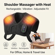 usb powered portable shoulder massager heating vibration 3