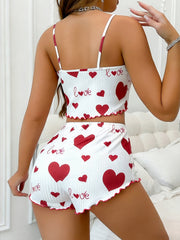 womens casual   print ribbed strappy shorts