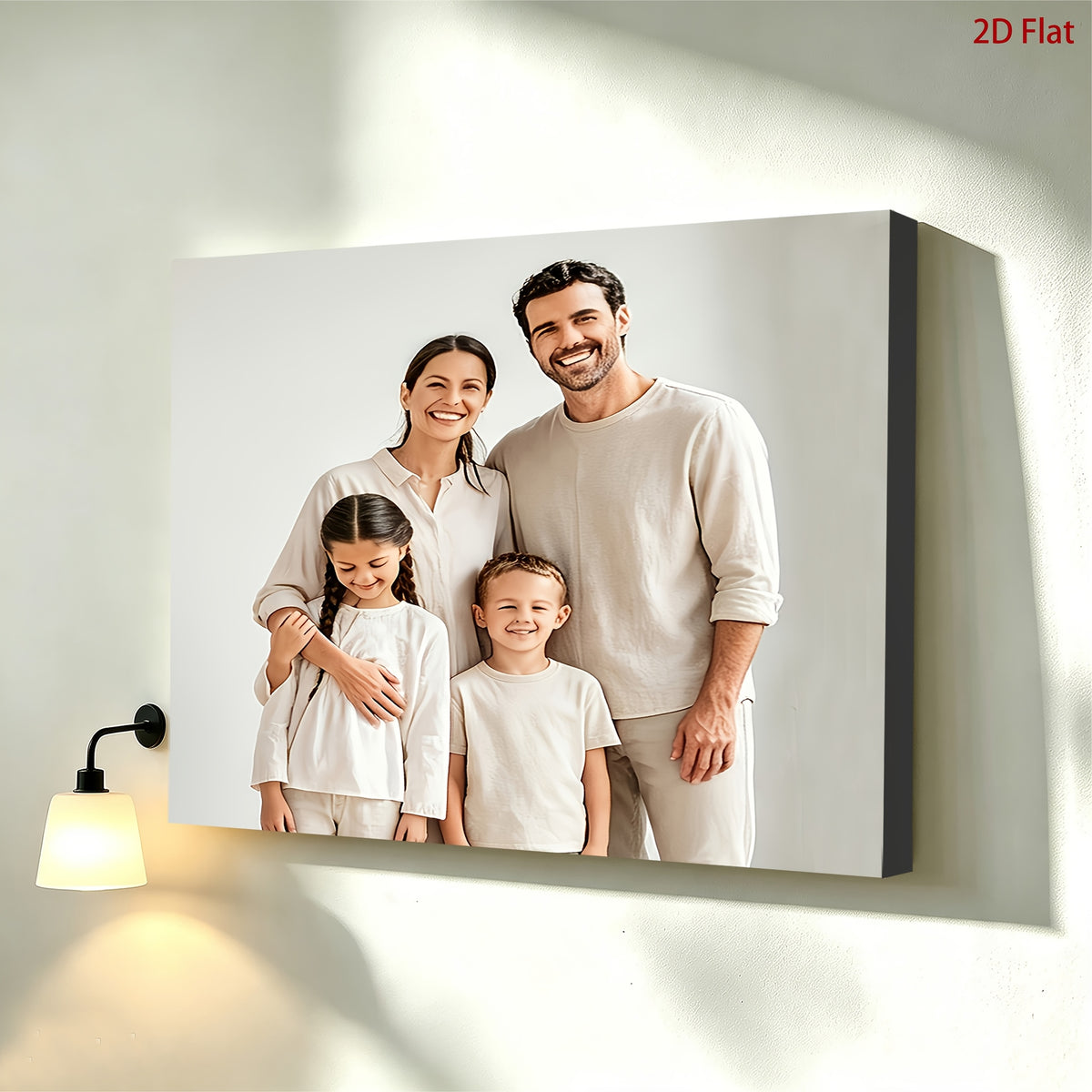 2d flat 2d flat 2d flat 1pc customizable canvas art pine