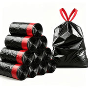 thickened leak proof odor proof drawstring garbage bags tear