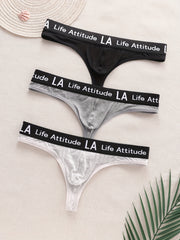 set     stylish breathable low   underwear in