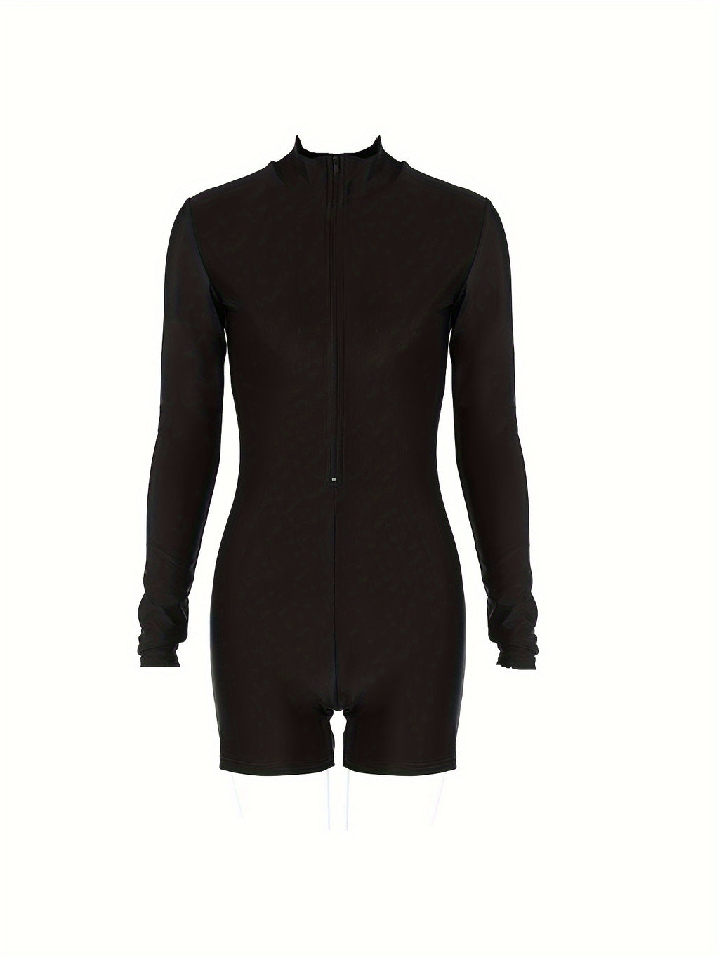 womens 2023 autumn   spicy top zipper   long