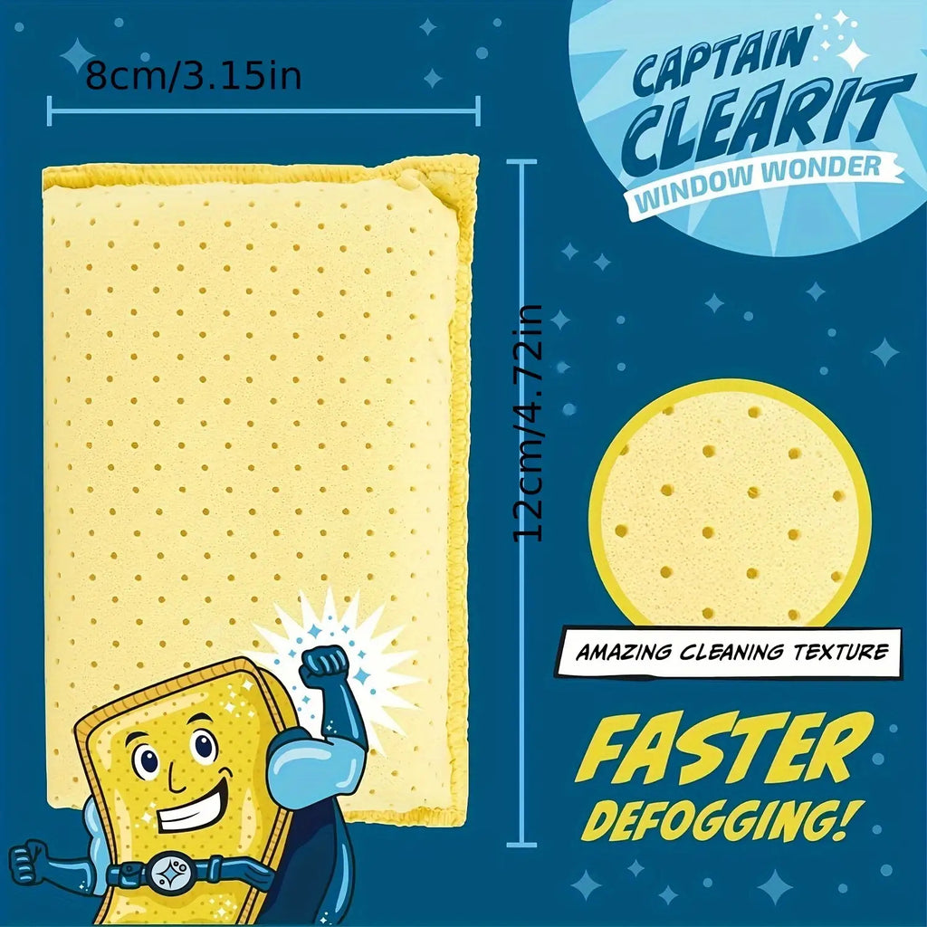 captain clear window   large super absorbent anti