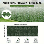 realistic artificial ivy privacy fence 119 x 40 perfect