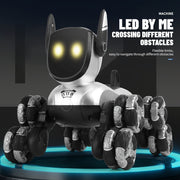rechargeable electronic interactive intelligent robot dog