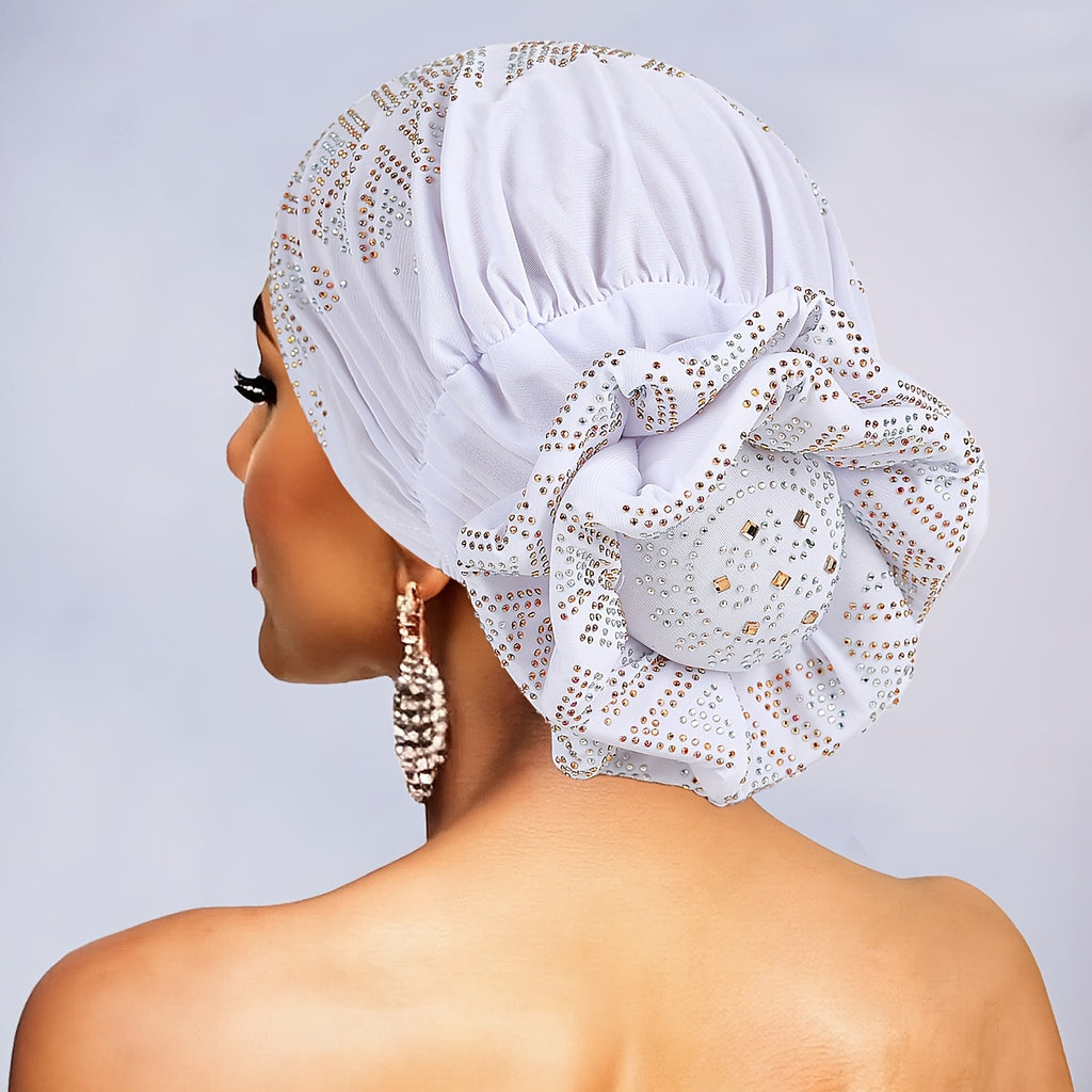 womens handmade embellished breathable headband hat