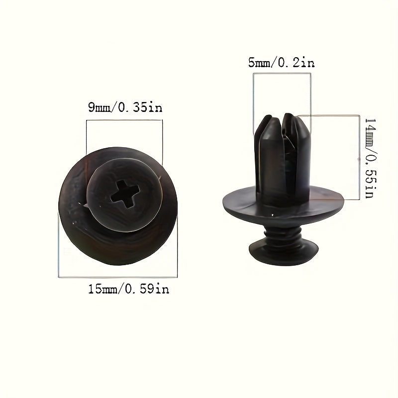 100pcs   clip set door fender rivet fixing