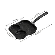 one breakfast pan multi compartment frying pan egg