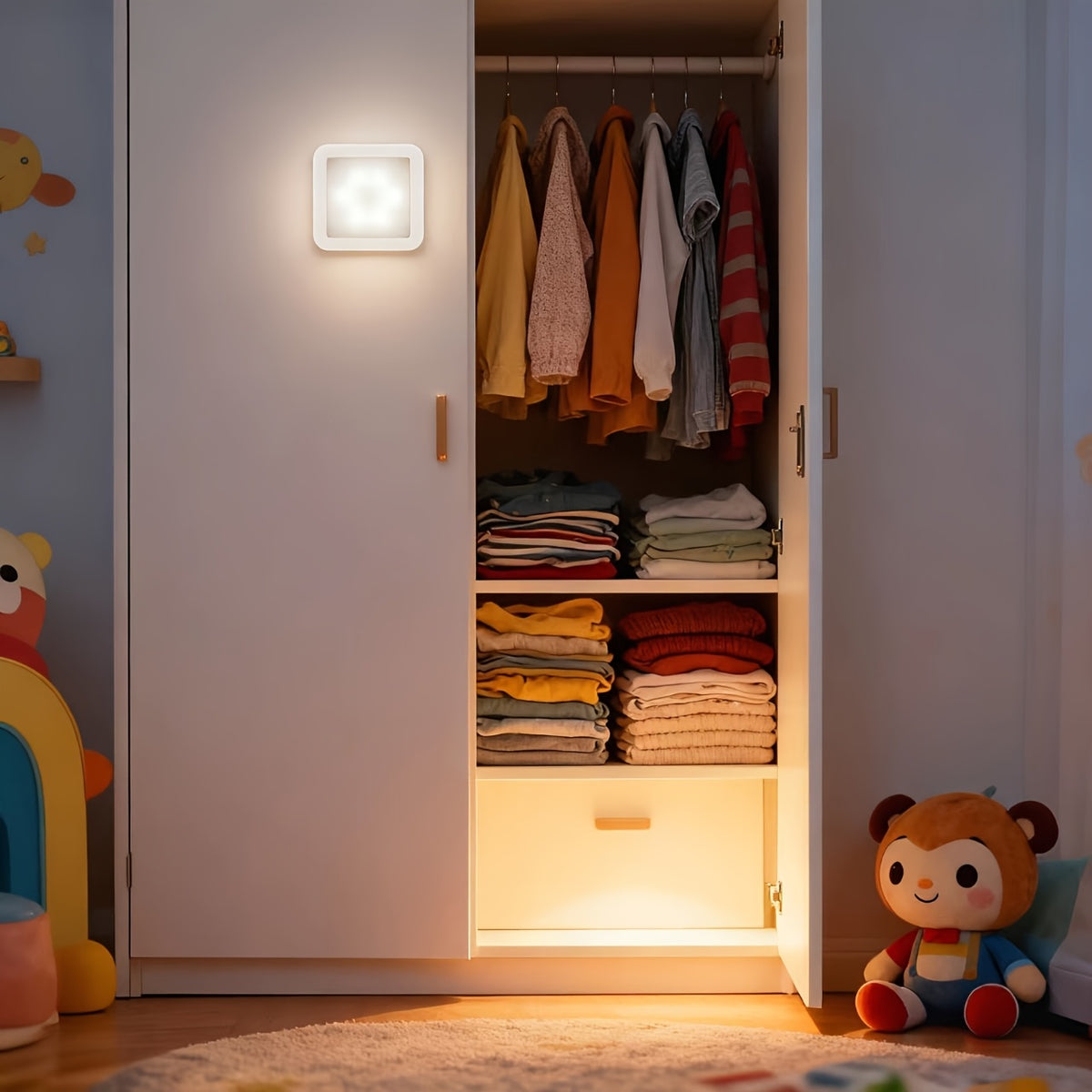sensor night light 6 led wireless motion sensor