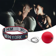 version head mounted boxing reaction speed ball