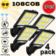 solar powered street light 8 6 4 2pcs   sensor