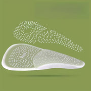 two silicone arch support insoles massage particles