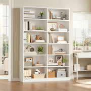 fultru 74 3 bookshelf bookcase   6 tier bookcase