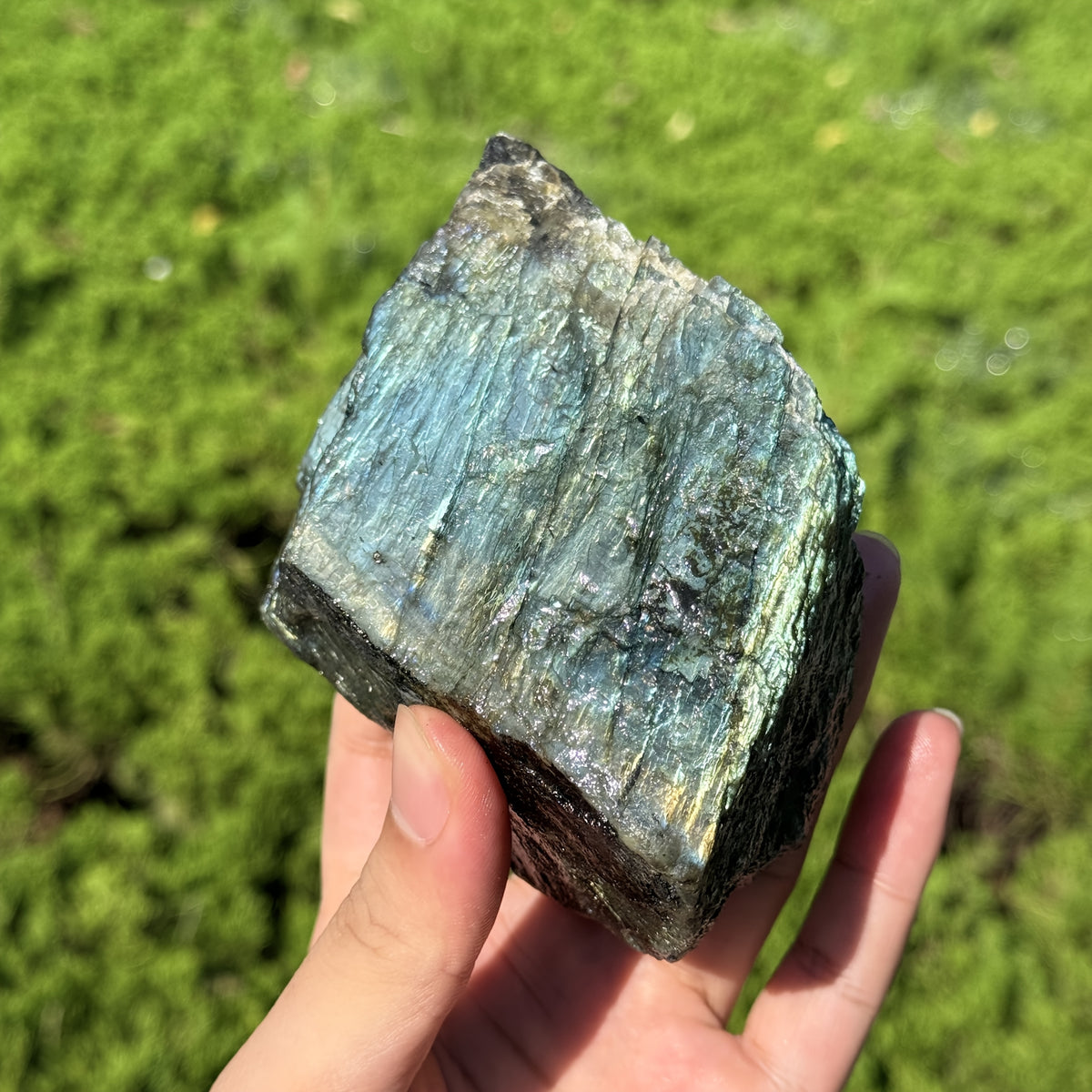 1pc random large   stone labradorite loose gemstones