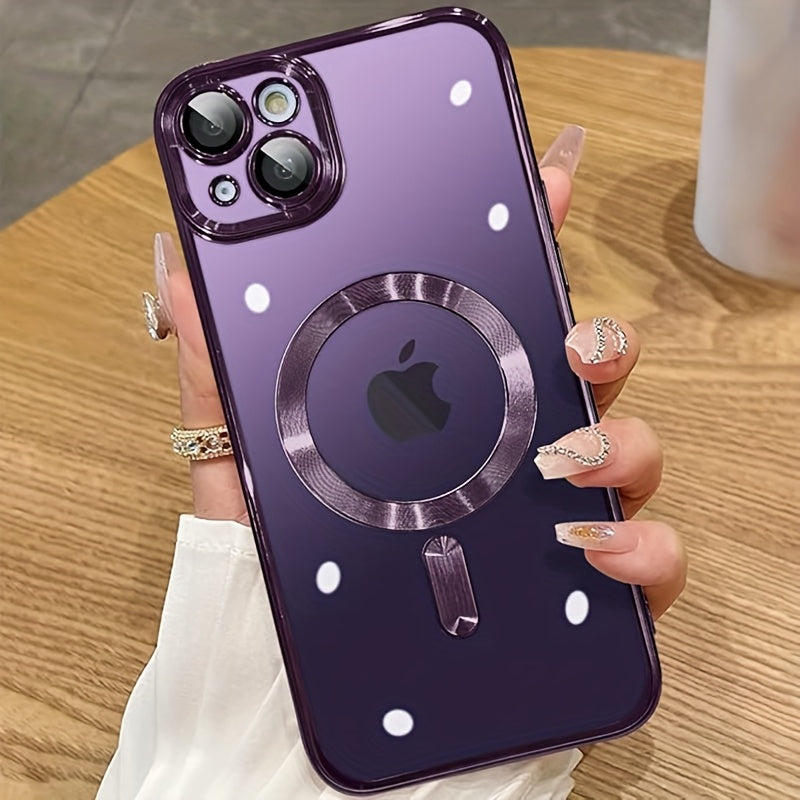 magnetic   thin phone case plating full camera protection