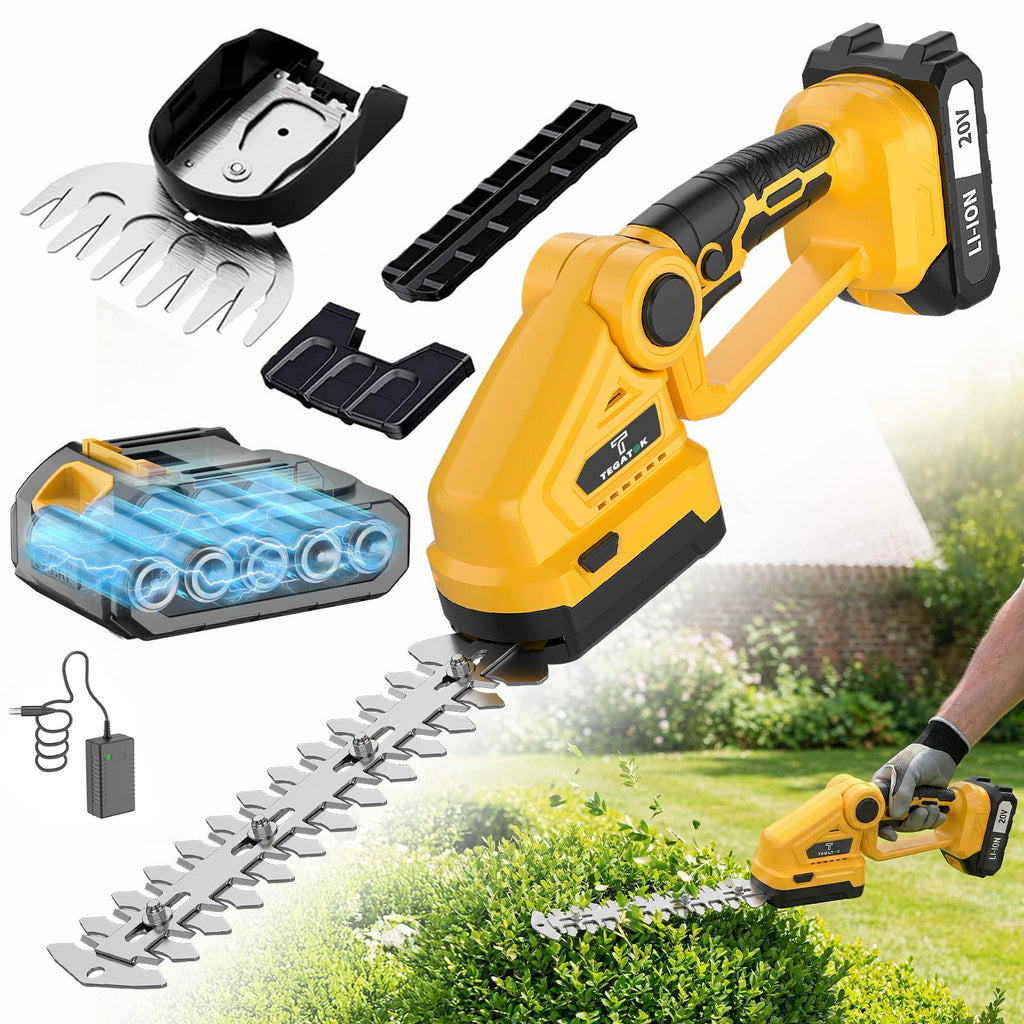 20v electric cordless hedge trimmer multifunctional