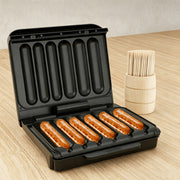 machine sausage grill nonstick plate oil