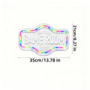 ow led neon sign game room wall decor designed gaming