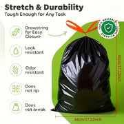 thickened leak proof odor proof drawstring garbage bags tear