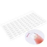 transparent double sided   dots removable sticky