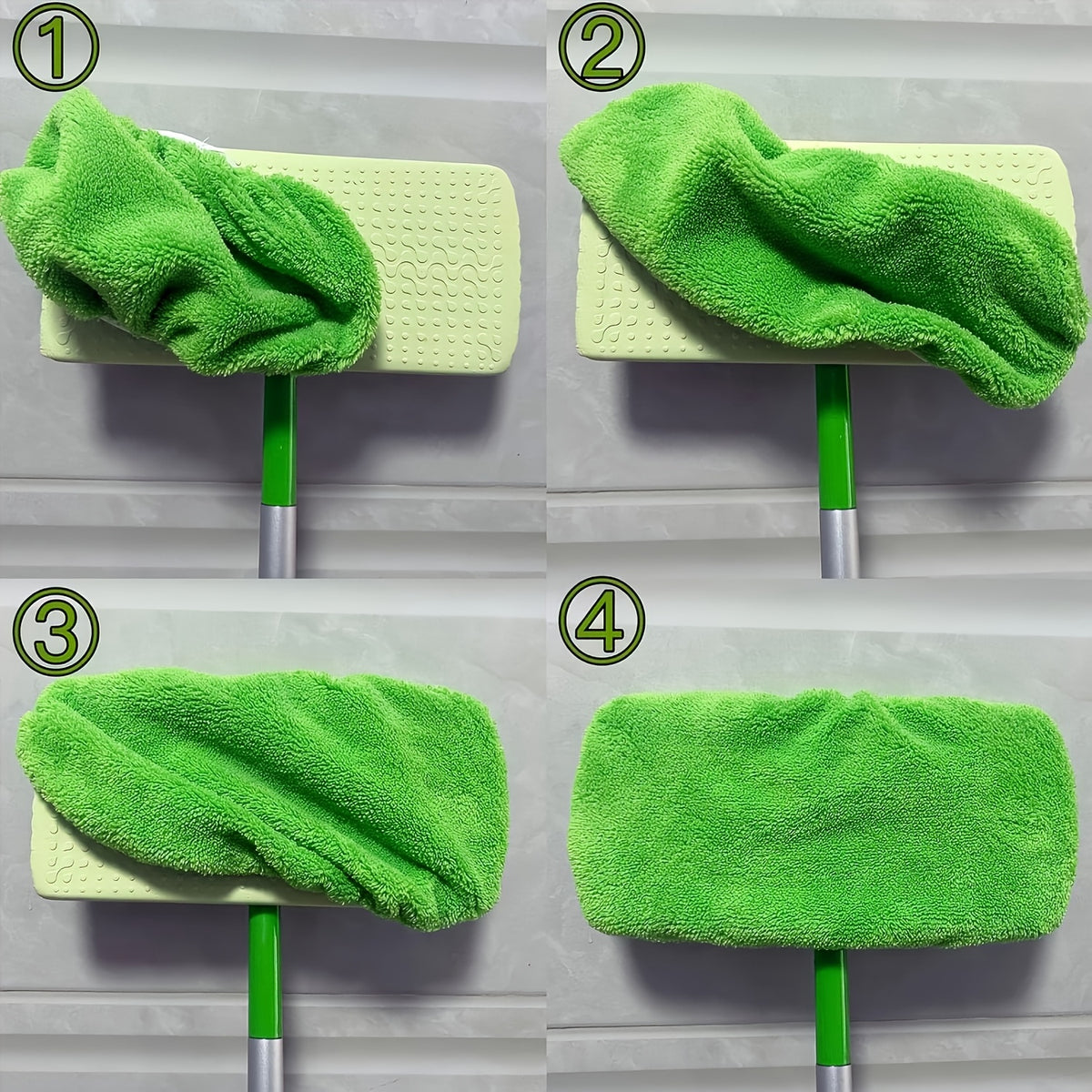 10pcs   reusable mop pad covers compatible 10 inch